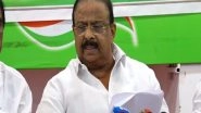 India News | Congress Leader K Sudhakaran Reaffirms Bond with Kannur in Emotional Note Amid Ticket Row