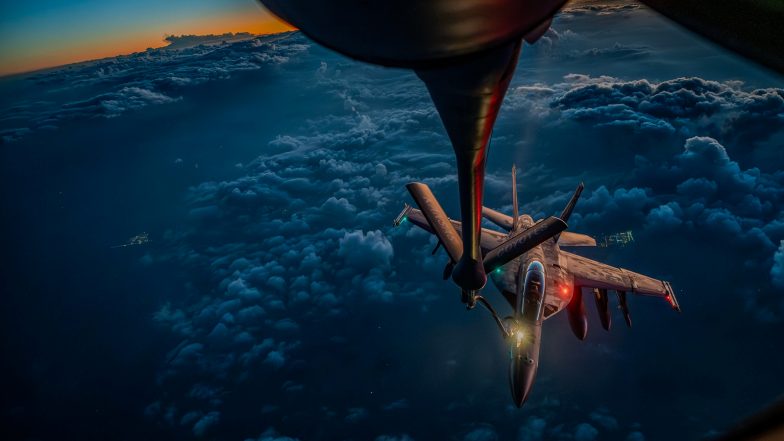 World News | Four Crew Members Killed After US Refuelling Aircraft Crashes in Western Iraq, Confirms CENTCOM