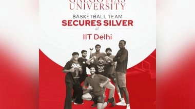 Sports News | Galgotias University Basketball Team Wins Silver at IIT Delhi Sports Fest
