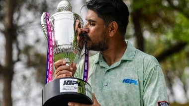 Sports News | Bhullar Rallies from Four Behind to Win IGPL Chandigarh in Style; Debutant Varun Parikh Finishes Second