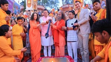 India News | Uttarakhand CM Pushkar Singh Dhami Participates in 38th International Yoga Festival