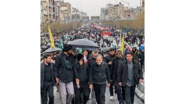 World News | Iranian Foreign Minister Araghchi Joins March to Mark International Quds Day