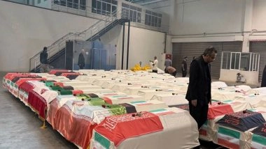 World News | Iran Releases Pictures of Coffins of Fallen IRIS Dena Sailors