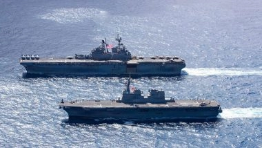 World News | US to Move 7th Fleet's USS Tripoli Strike Group to West Asia as Tensions with Tehran Escalate Around Strait of Hormuz