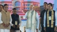 India News | Assam: PM Modi Performs Bhoomi Pujan of Shillong-Silchar Corridor, Lays Foundation Stone of Agriculture College in Karimganj