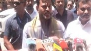 India News | TN: Union Minister Ram Mohan Naidu Visits Meenakshi Sundareswarar Temple in Madurai