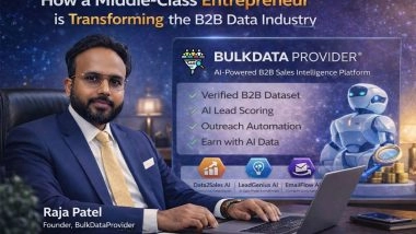 Business News | BulkDataProvider Launches AI-Powered B2B Sales Intelligence Platform as an Alternative to Global Data Providers