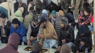 India News | Ladakh: Fire and Fury Corps Host Iftaar Gathering in Dras, over 450 Guests Attended