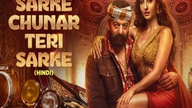 Entertainment News | Nora Fatehi, Sanjay Dutt Groove to 'Sarke Chunar Teri Sarke' from 'KD: The Devil'