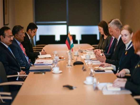 World News | India-Lithuania Review Bilateral Ties During 10th Round of Foreign Office Consultations; Emphasise Strengthening Trade and Investment Ties
