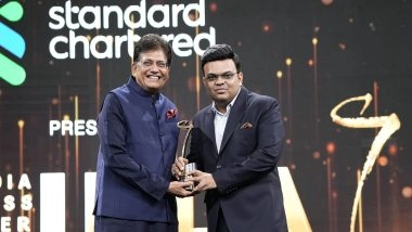 Sports News | ICC Chairman Jay Shah Receives 'Outstanding Contribution in Sports Award'