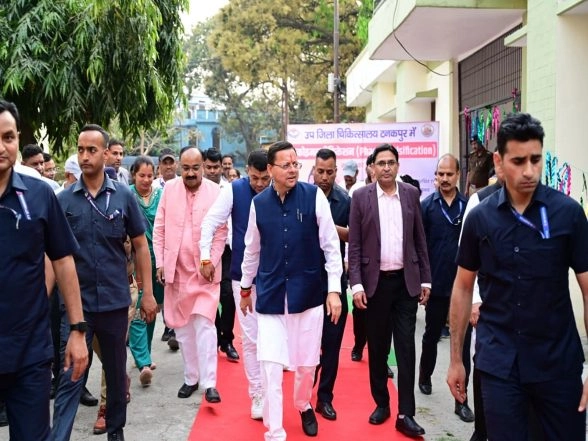 India News | Uttarakhand CM Flags off Advanced Cardiovascular Life Support Ambulance in Tanakpur