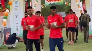 India News | Indian Army's Sapta Shakti Command Hosts 'Jaipur Soldierathon', Veterans Participate in Wheelchairs