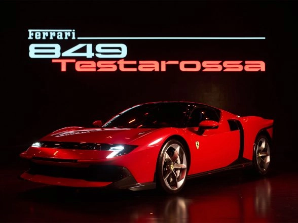 Business News | Ferrari Hosts 1st National Reveal in India; Unveils 849 Testarossa in Mumbai Priced Rs 10.37 Cr