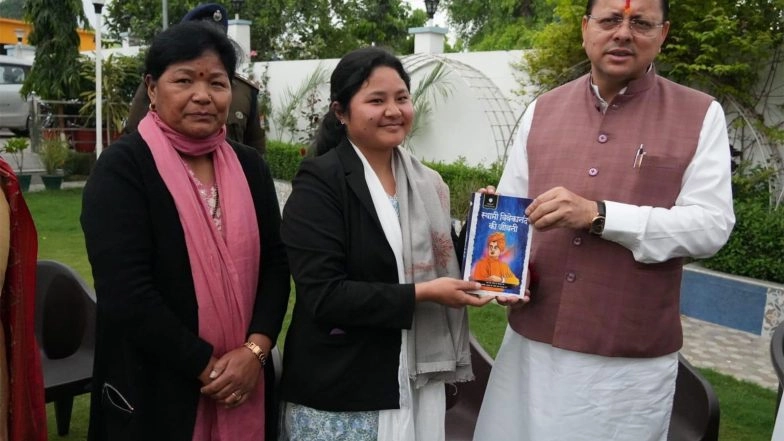 India News | Uttarakhand CM Dhami Congratulates Candidates Selected in Civil Services Examination from the State