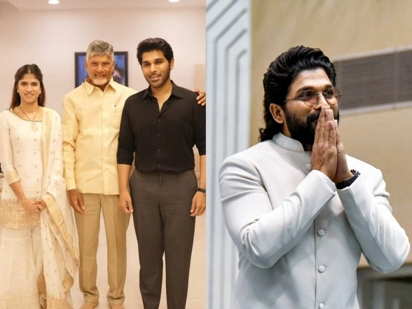Entertainment News | Allu Arjun Expresses Gratitude to Andhra CM Chandrababu Naidu for Blessing Newlyweds Allu Sirish, Nayanika