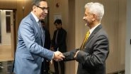 World News | EAM Jaishankar Meets Cyprus FM Constantinos Kombos in Brussels