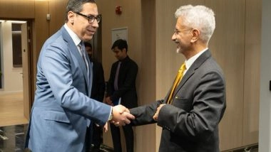 World News | EAM Jaishankar Meets Cyprus FM Constantinos Kombos in Brussels