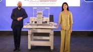 Business News | Pranitha Subhash Launches HSW's Turbo 1.5, India's Fastest Single-Head Embroidery Machine