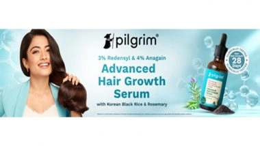 Business News | Pilgrim's 'Nani Ka Secret' Campaign Featuring Rashmika Mandanna Blends Indian Nostalgia with Advanced Hair Growth Serum
