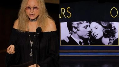 Entertainment News | Oscars 2026: Barbra Streisand Remembers Late Actor Robert Redford, Recalls Making of Film 'The Way We Were'