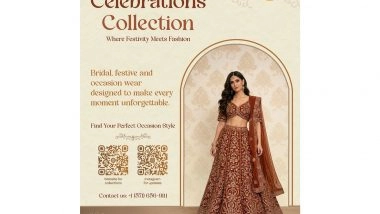 Business News | Celebrations Collection Launches Premier Online Destination for Indian Ethnic Wear in the United States