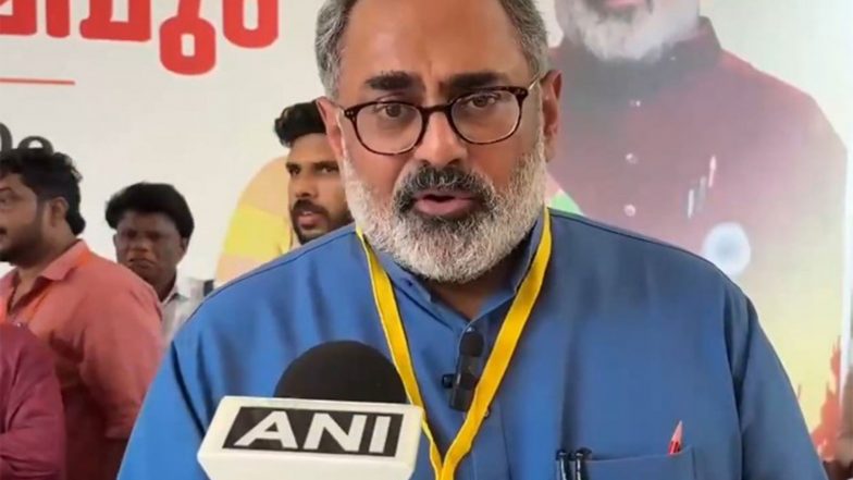 India News | Keralam Assembly Polls: BJP Releases First List of 47 Candidates; Fields Rajeev Chandrasekhar from Nemom, Former MoS Muraleedharan from Kazhakoottam