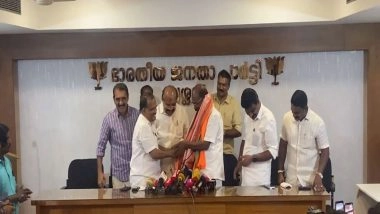 India News | Nattika MLA CC Mukundan Joins BJP Ahead of Kerala Assembly Polls