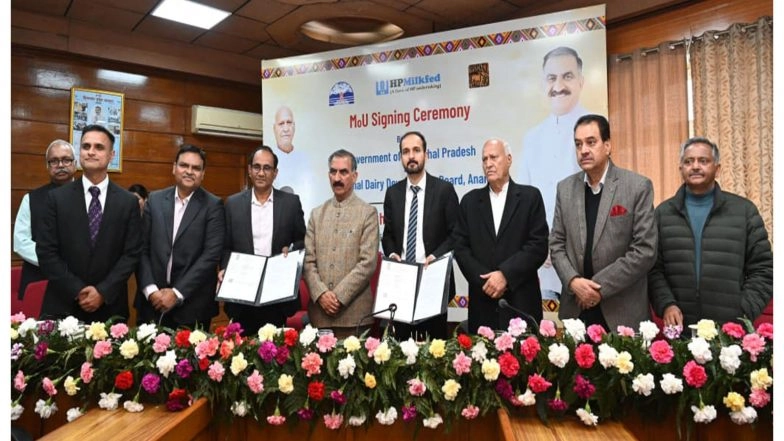 India News | Himachal Government, NDDB Sign Three MoUs