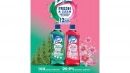 Business News | Lizol Enters Bathroom Cleaning Category with the Launch of Lizol Fresh and Clean Bathroom Cleaner