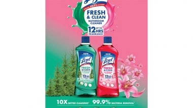 Business News | Lizol Enters Bathroom Cleaning Category with the Launch of Lizol Fresh and Clean Bathroom Cleaner