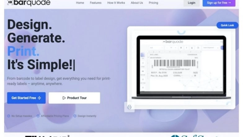 Business News | From Consumables to SaaS: SoftServ Launches BARQUODE for Barcode Label Design