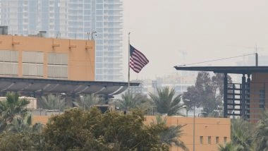 World News | 'Drone Flying Like a Free Bird...': Iranian State Media Shares Video Released by Iraqi Group of Flight over US Embassy in Baghdad