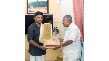 Sports News | Kerala CM Pinarayi Vijayan Meets Sanju Samson After India's T20 WC 2026 Win