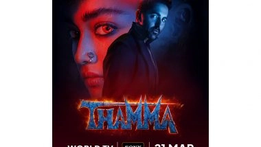 Business News | Rashmika Mandanna Breaks Boundaries with Her Own Stunts in Thamma as Sony MAX Announces the World Television Premiere on 21st March at 8pm