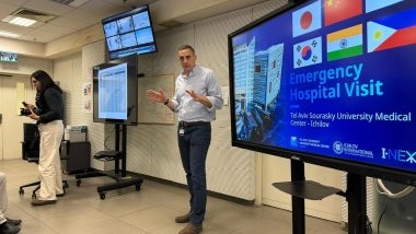 World News | Envoy JP Singh Visits Injured Indian National at Tel Aviv Hospital