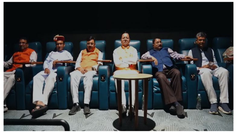 Entertainment News | Uttarakhand CM Watches 'The Kerala Story 2' in Dehradun, Says Films Can Raise Awareness on Sensitive Issues