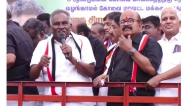 India News | Tamil Nadu: Controversy Erupts over AIADMK MLA Amman Arjunan's Remarks at Coimbatore Protest