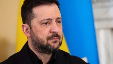 World News | Zelenskyy Says 200 Ukrainian Air Defence Experts Aiding in Countering Iranian Drone Attacks