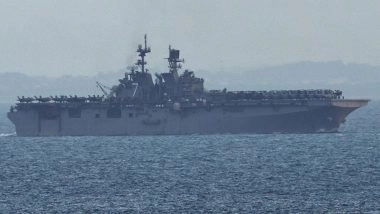 World News | US Navy Warship Said to Be Ferrying Additional Marines to Gulf Region Tracked off Singapore: Report