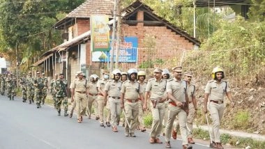 India News | Kannur Police Conducted a Route March Ahead of Kerala Assembly Polls