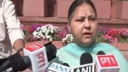 India News | RJD's Misa Bharti Alleges Horse-trading After Opposition MLAs Skip Rajya Sabha Vote