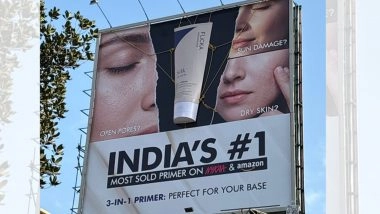 Business News | FLiCKA Cosmetics Shakes Up Marketing with India's First 20-Foot Primer Billboard