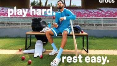 Business News | Crocs™ Brings KL Rahul on Board as Brand Ambassador with 'Play Hard. Rest Easy.' Campaign