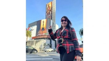 Business News | First Gujarati Woman Producer Chanda Patel Represents WIFPA at Oscars 2026, Promotes Film Tera Mera Nata