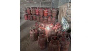 India News | Illegal LPG Cylinder Storage Busted in Rajpur Khurd; 223 Cylinders Seized, Two Accused Apprehended