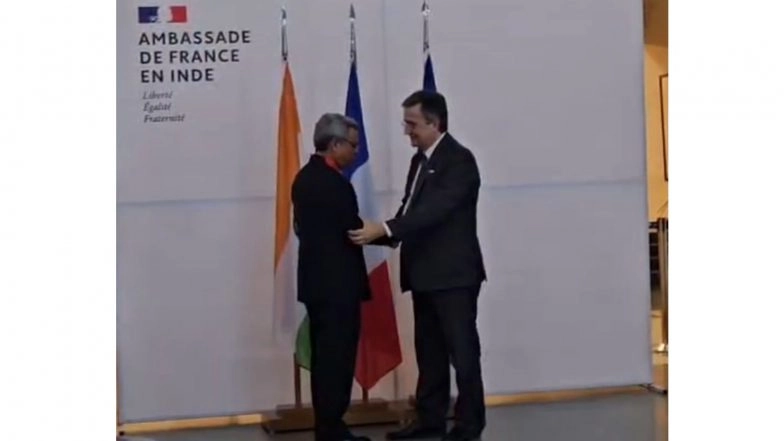 World News | Former Ambassador Jawed Ashraf Conferred 'France's Legion D'honneur' Rank of 'Commandeur'