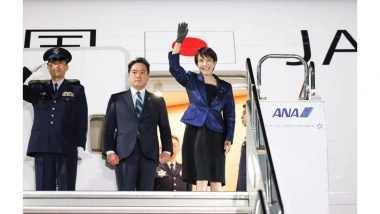 World News | Japan PM Takaichi Lands in US for Talks with President Trump, Amid West Asia Tensions