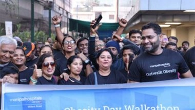 Business News | Every Step Counts: Manipal Hospital Millers Road Hosts Walkathon to Promote Active Living