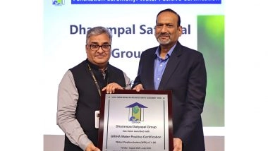 Business News | DS Group Becomes Water Positive, Setting New Standards in Sustainability